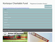 Tablet Screenshot of kartarpur.org